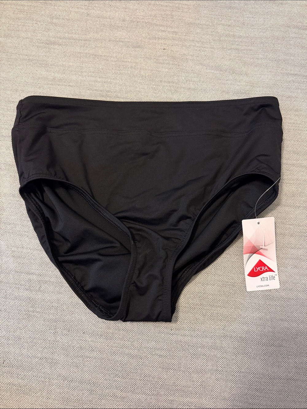 Quiksilver Black High-Rise Bikini Brief